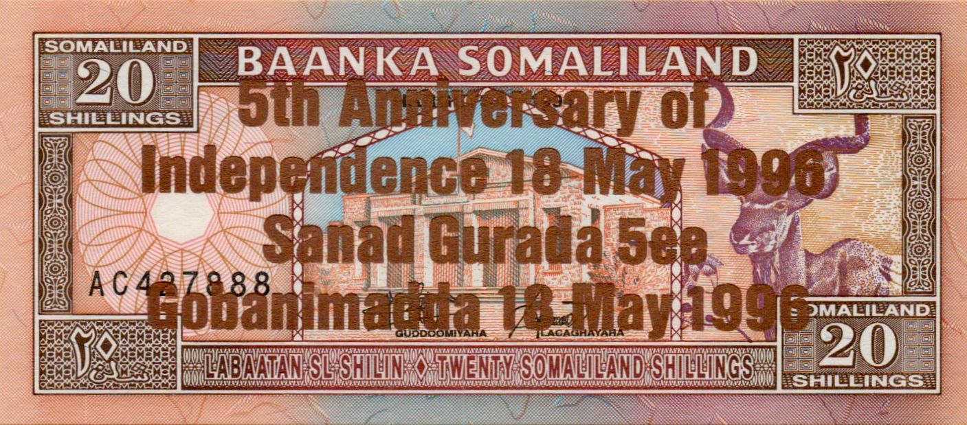 Somaliland 20 1996 UNC P-10